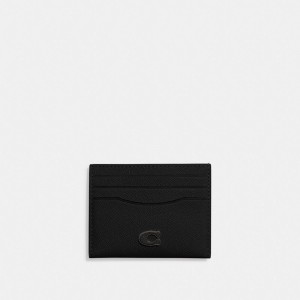 Coach Card Case Kaartenhoes Dames Zwart | XK8095316