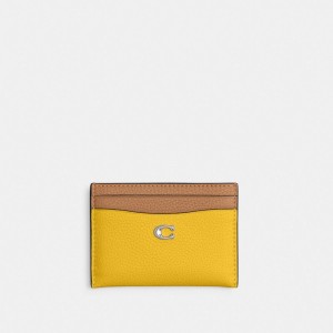 Coach Essential Card Case In Colorblock Kaartenhoes Dames Zilver Gekleurd | ZP2960584