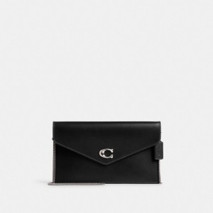 Coach Essential Clutch Crossbodytassen Dames Zilver Zwart | VO9231568