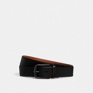 Coach Harness Buckle Cut To Size Reversible Belt, 38 Mm Riemen Heren Zwart | FO0268371