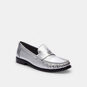 Coach Jolene Loafer Platte Schoenen Dames Zilver | GP6749085