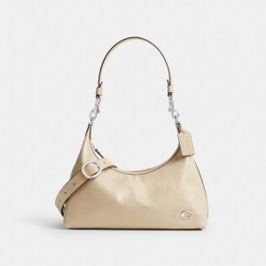 Coach Juliet Shoulder Bag Schoudertassen Dames Zilver Wit | YP5046278