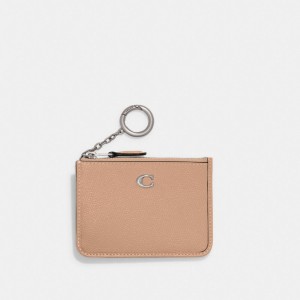 Coach Mini Skinny Id Case Kaartenhoes Dames Zilver | KU7560841