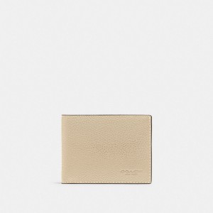 Coach Slim Billfold Wallet Billfolds Heren Wit | EO9534208