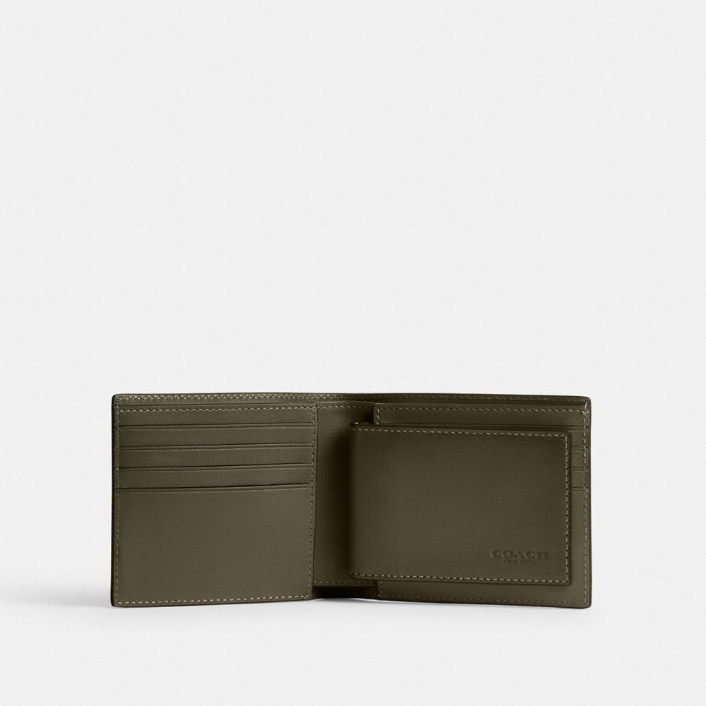 Coach 3 In 1 Wallet Billfolds Heren Groen | BA4950368