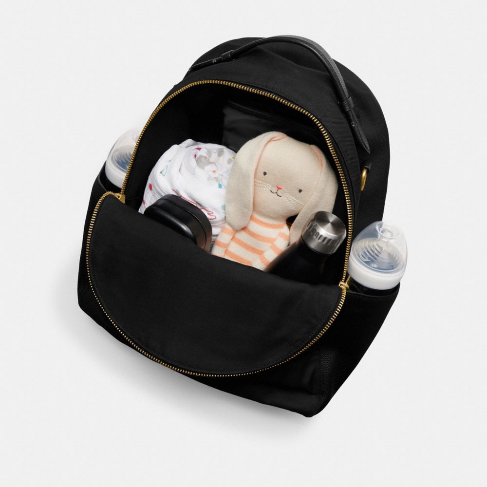 Coach Baby Backpack Rugzakken Dames Zwart | OQ1820479