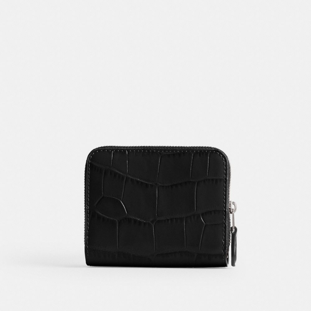 Coach Billfold Wallet Kleine Portefeuille Dames Zilver Zwart | TV8571396