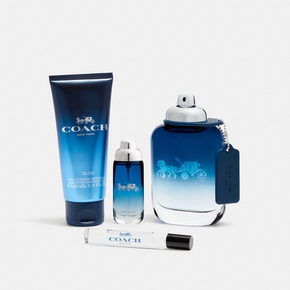 Coach Blue Eau De Toilette 3 Piece Gift Set Fragrance Heren Gekleurd | QD4267531