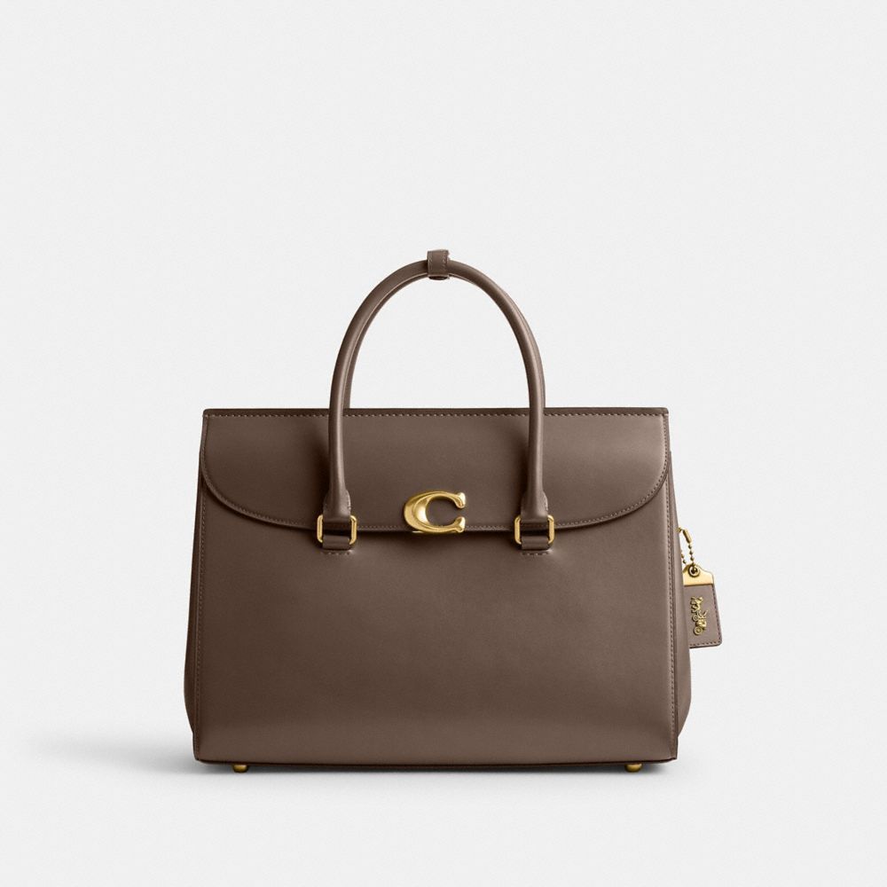 Coach Broome Carryall Bag 36 Handtas Dames Donkergrijs | TH9716052