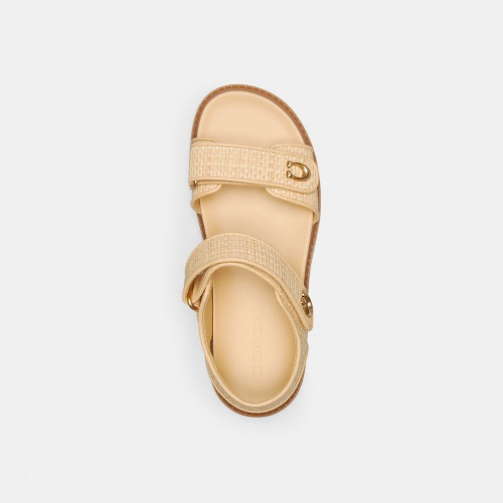 Coach Brynn Sandal Sandalen Dames Beige | JZ6791324