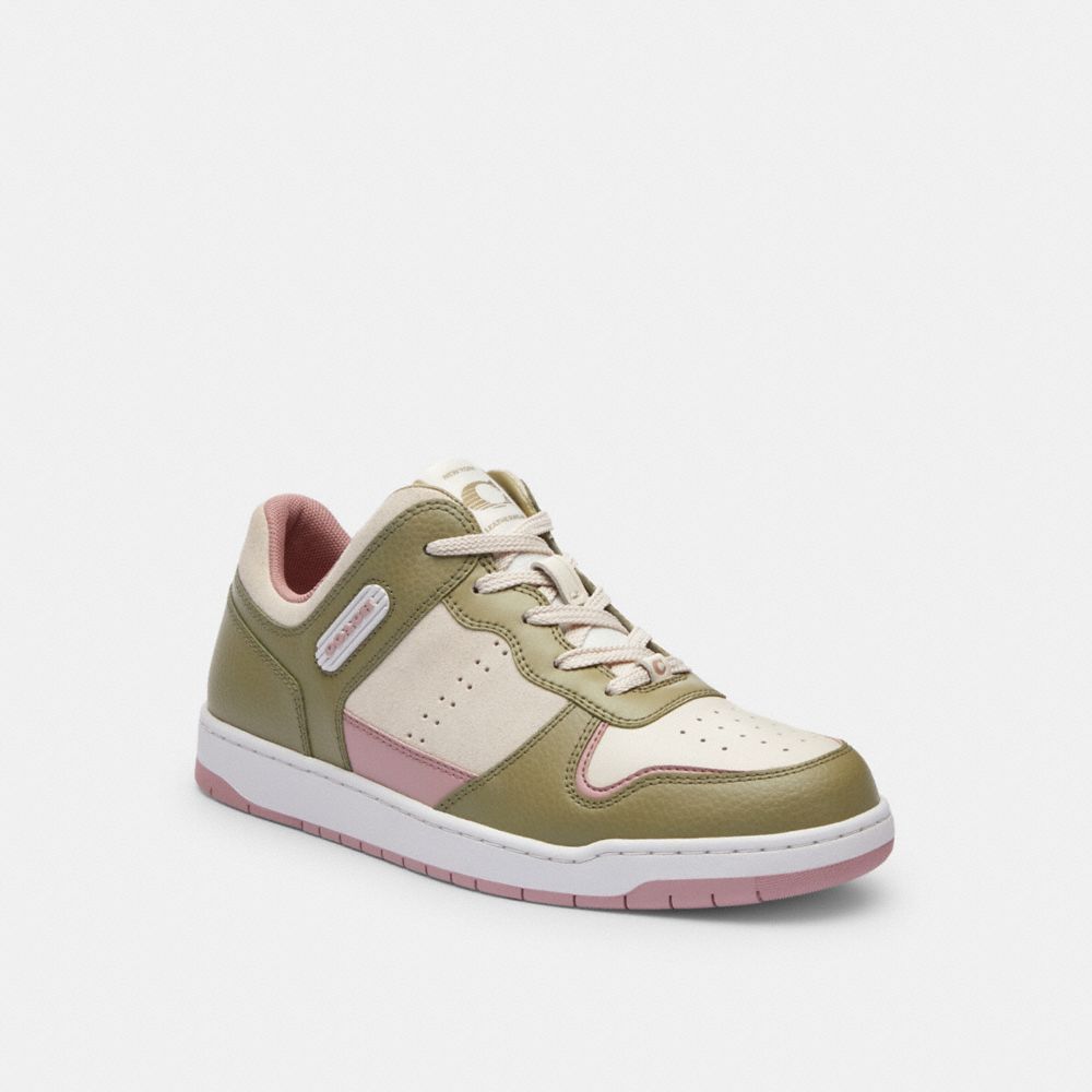 Coach C201 Low Top Sneaker Sneakers Dames Lichtroze | FD5231769