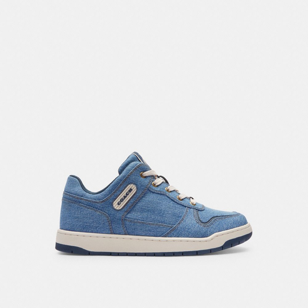 Coach C201 Low Top Sneaker Sneakers Dames Indigo Blauw | QN6827431