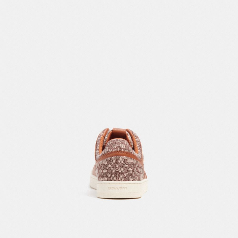 Coach C201 Sneaker In Micro Signature Jacquard Sneakers Heren Gekleurd | LA5629041