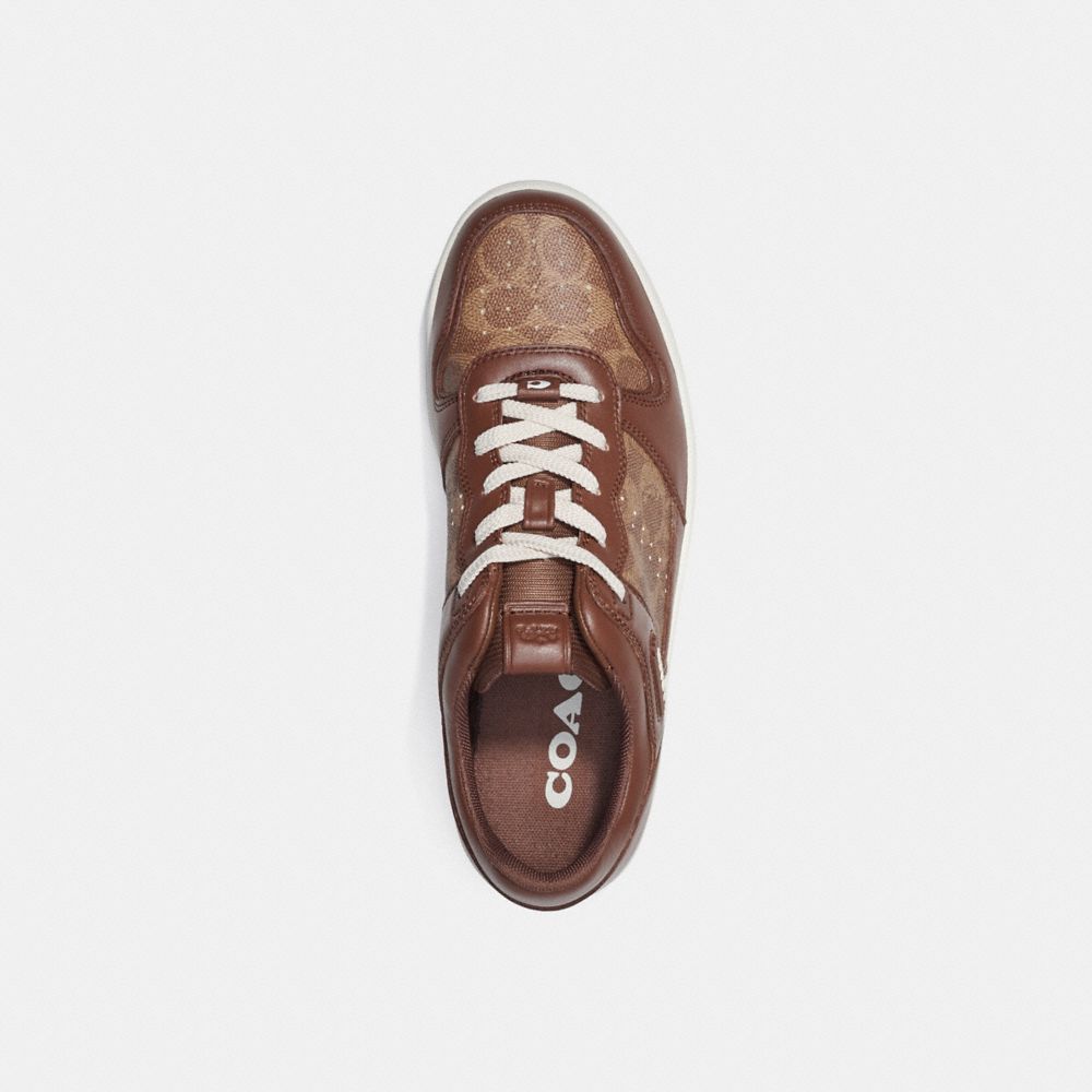 Coach C201 Sneaker In Signature Canvas Sneakers Heren Gekleurd | KC2467915