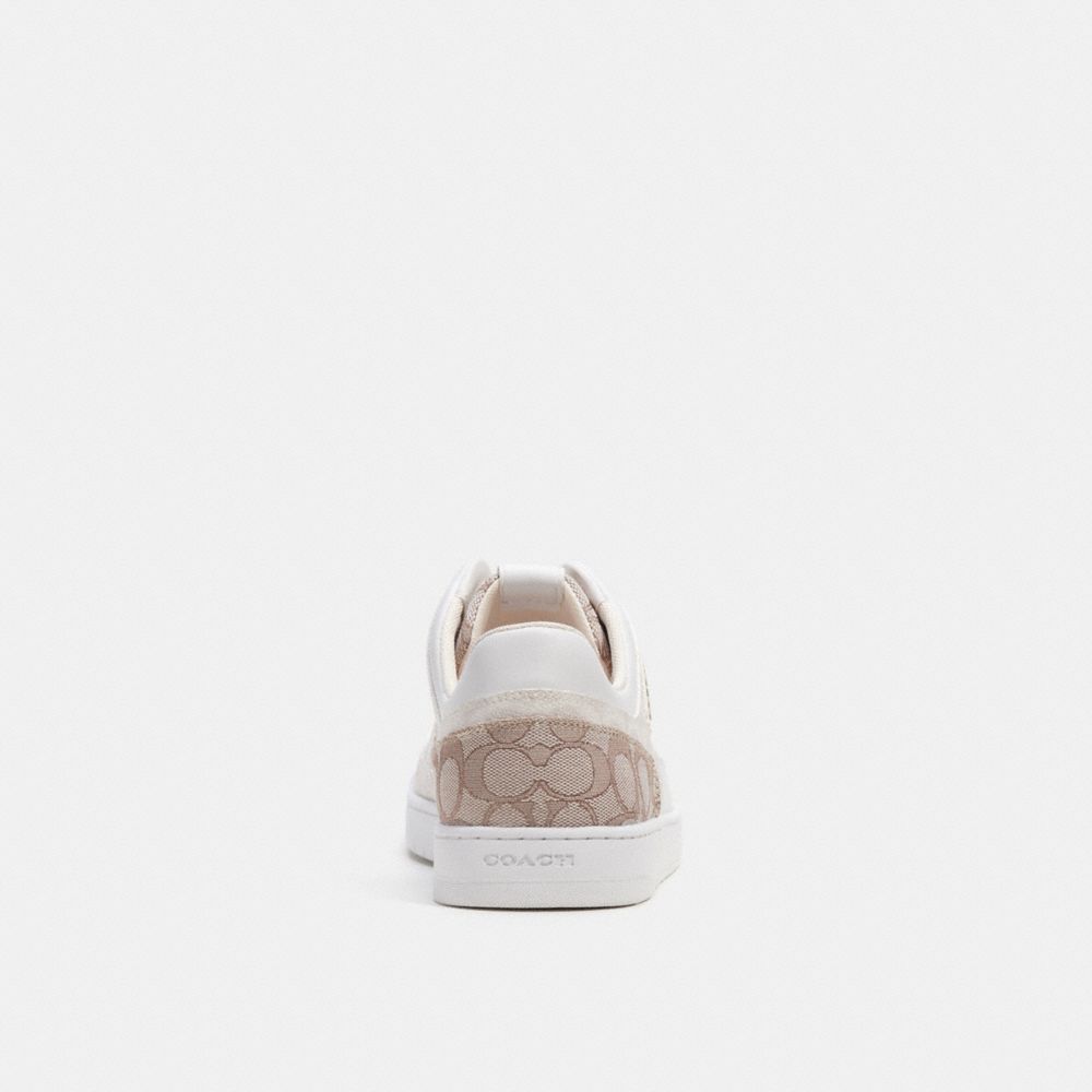 Coach C201 Sneaker In Signature Jacquard Sneakers Heren Grijs | NM9568204