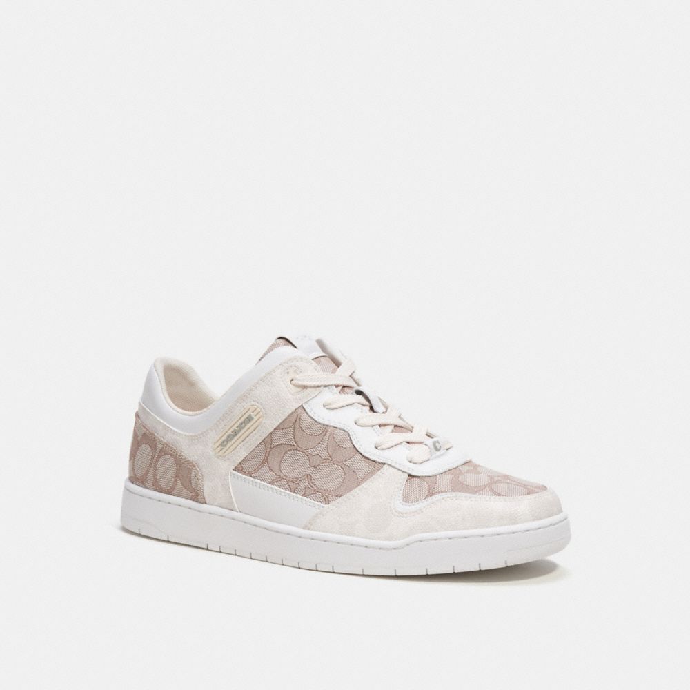 Coach C201 Sneaker In Signature Jacquard Sneakers Heren Grijs | NM9568204