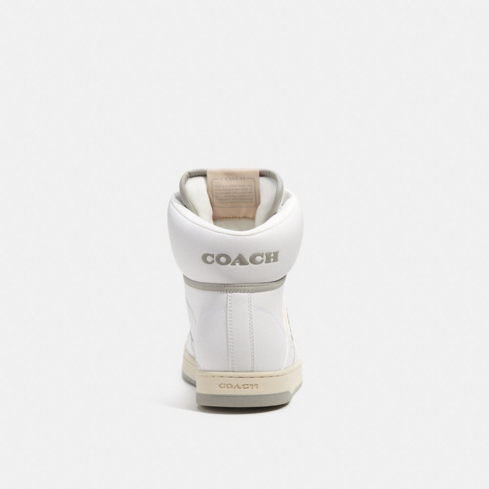 Coach C202 High Top Sneaker Sneakers Heren Wit | NE9217403