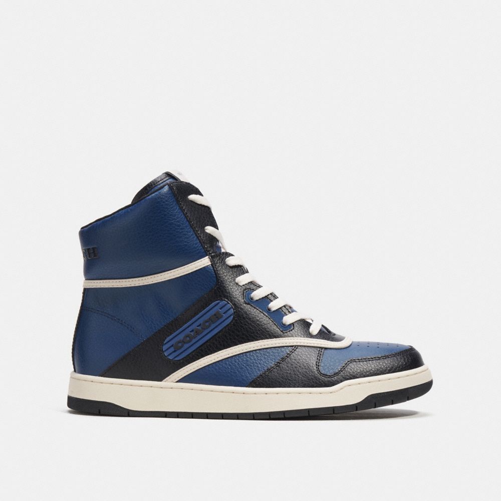 Coach C202 High Top Sneaker Sneakers Heren Diepblauw | RQ5098261