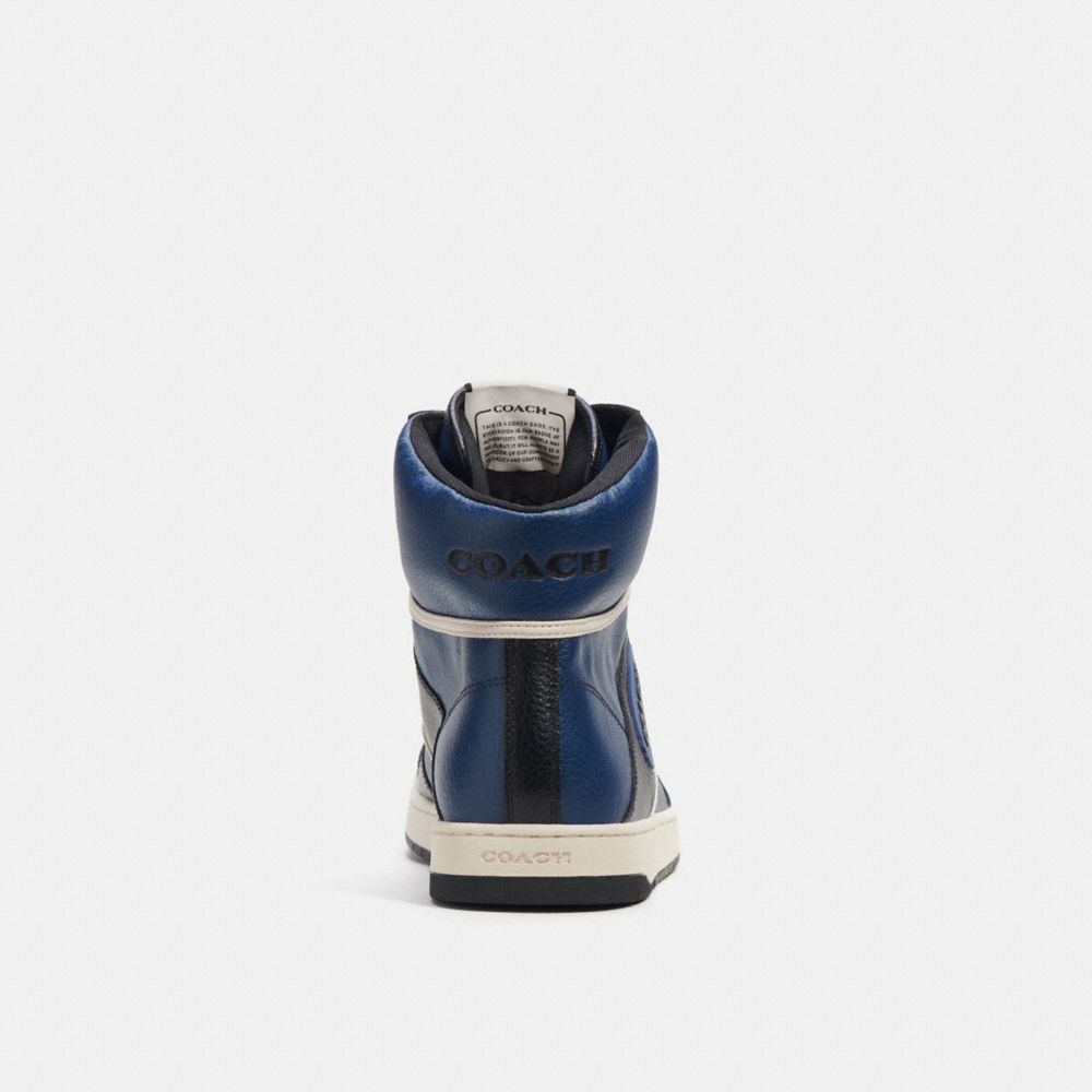 Coach C202 High Top Sneaker Sneakers Heren Diepblauw | RQ5098261