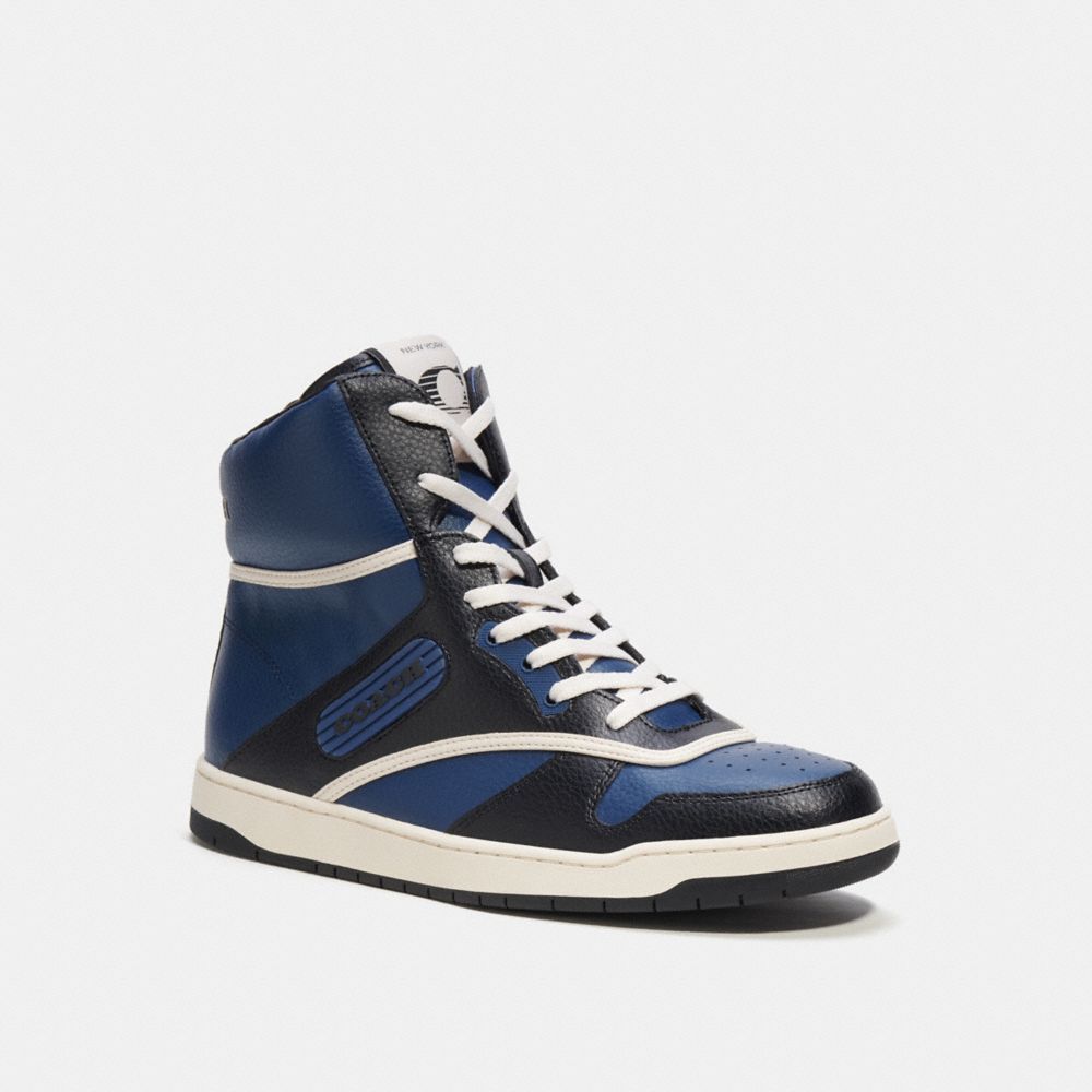 Coach C202 High Top Sneaker Sneakers Heren Diepblauw | RQ5098261