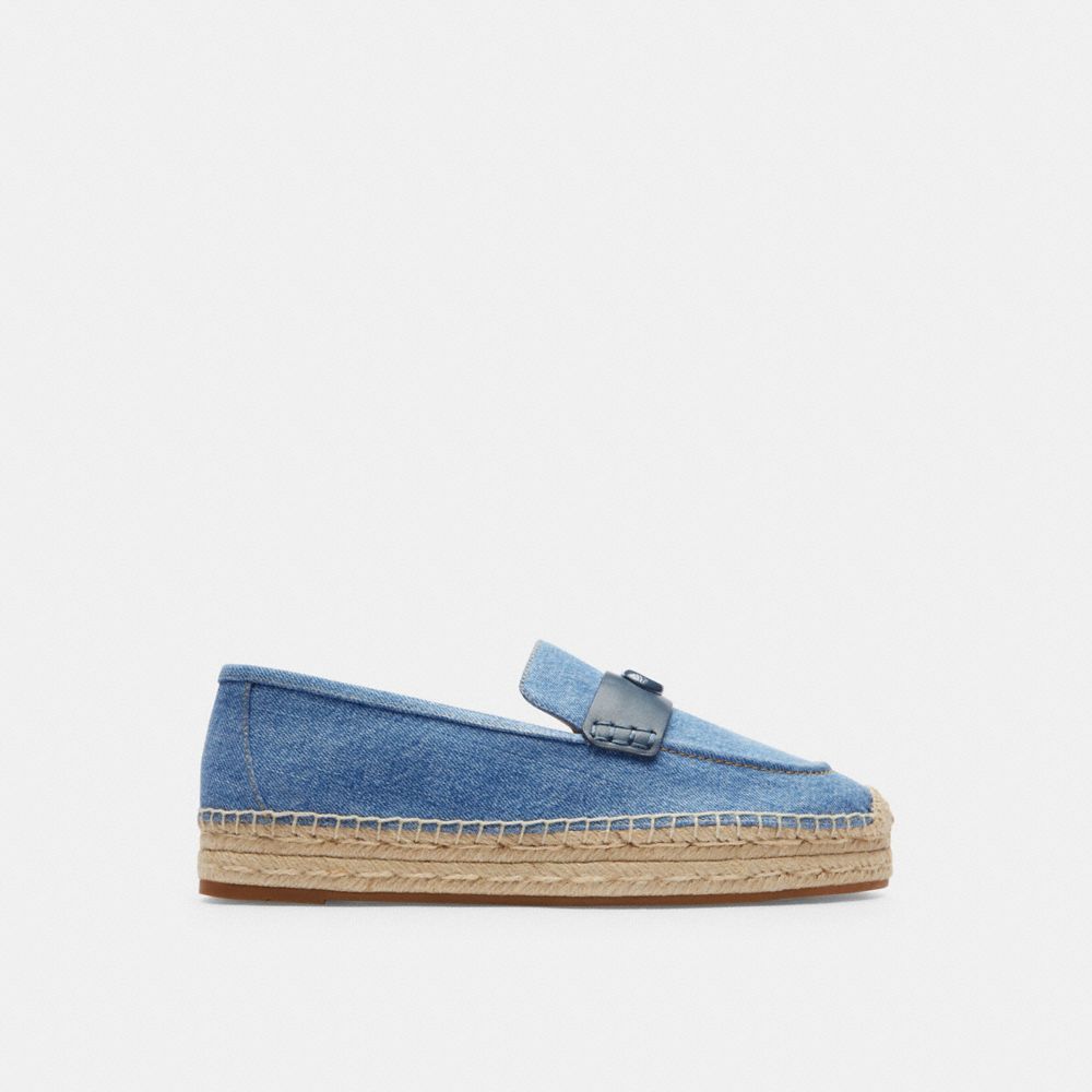 Coach Camilla Espadrilles Platte Schoenen Dames Indigo Blauw | AB1205369