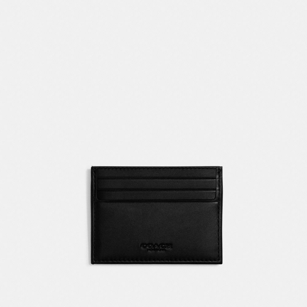 Coach Card Case In Signature Jacquard Kaartenhoes Heren Grijs Zwart | ND7016235