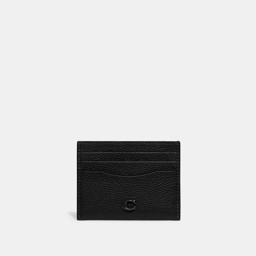 Coach Card Case Kaartenhoes Dames Zwart | TZ3128465