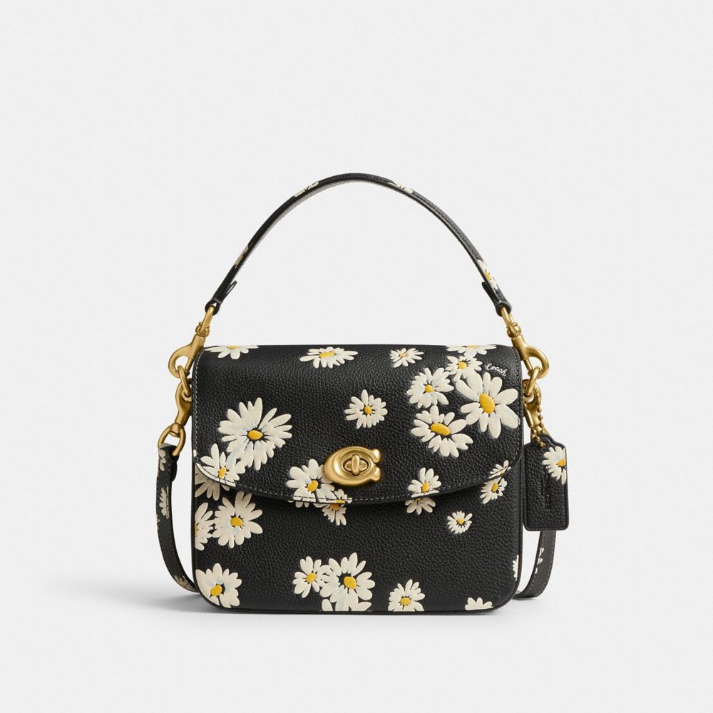 Coach Cassie Crossbody Bag 19 With Floral Print Crossbodytassen Dames Zwart Gekleurd | HP8912403