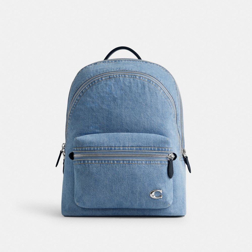 Coach Charter Backpack Rugzakken Heren Blauw Indigo Blauw | AO1490852