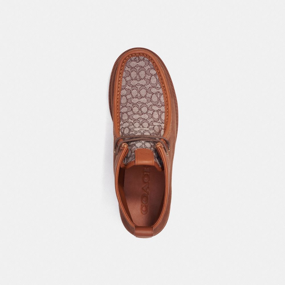 Coach Chukka Boot In Micro Signature Jacquard Laarzen Heren Gekleurd | ZJ1203956