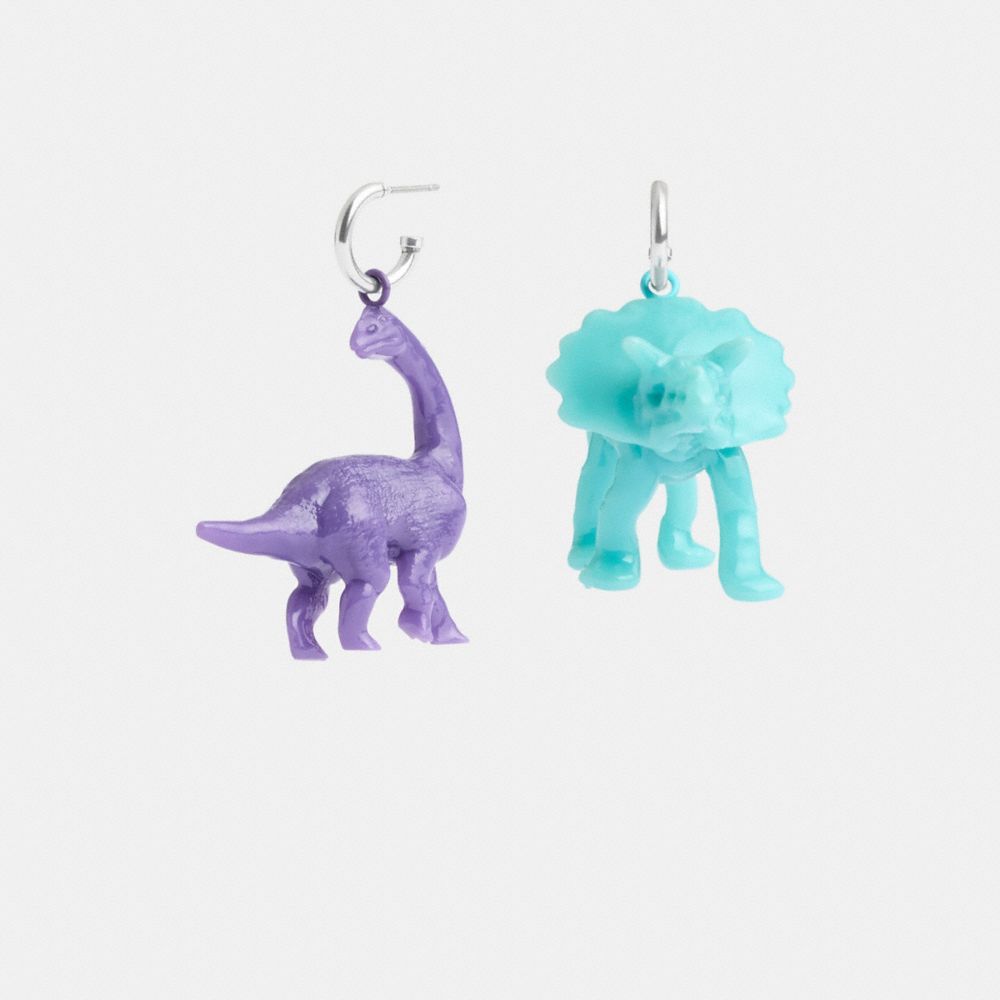 Coach Dinosaur Mismatch Earrings Sieraden Dames Zilver Gekleurd | AL9417502