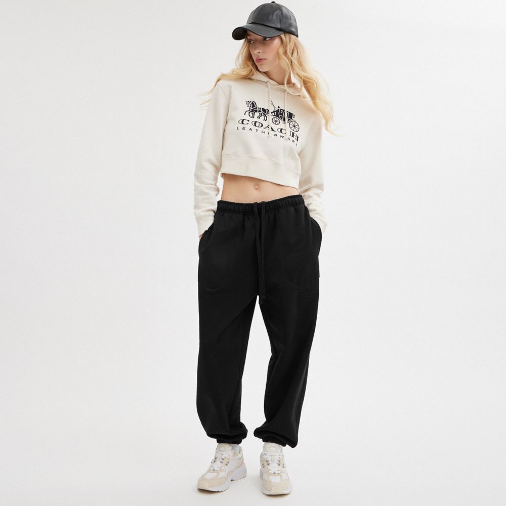 Coach Essential Solid Joggers Broek Heren Zwart | PQ5721034