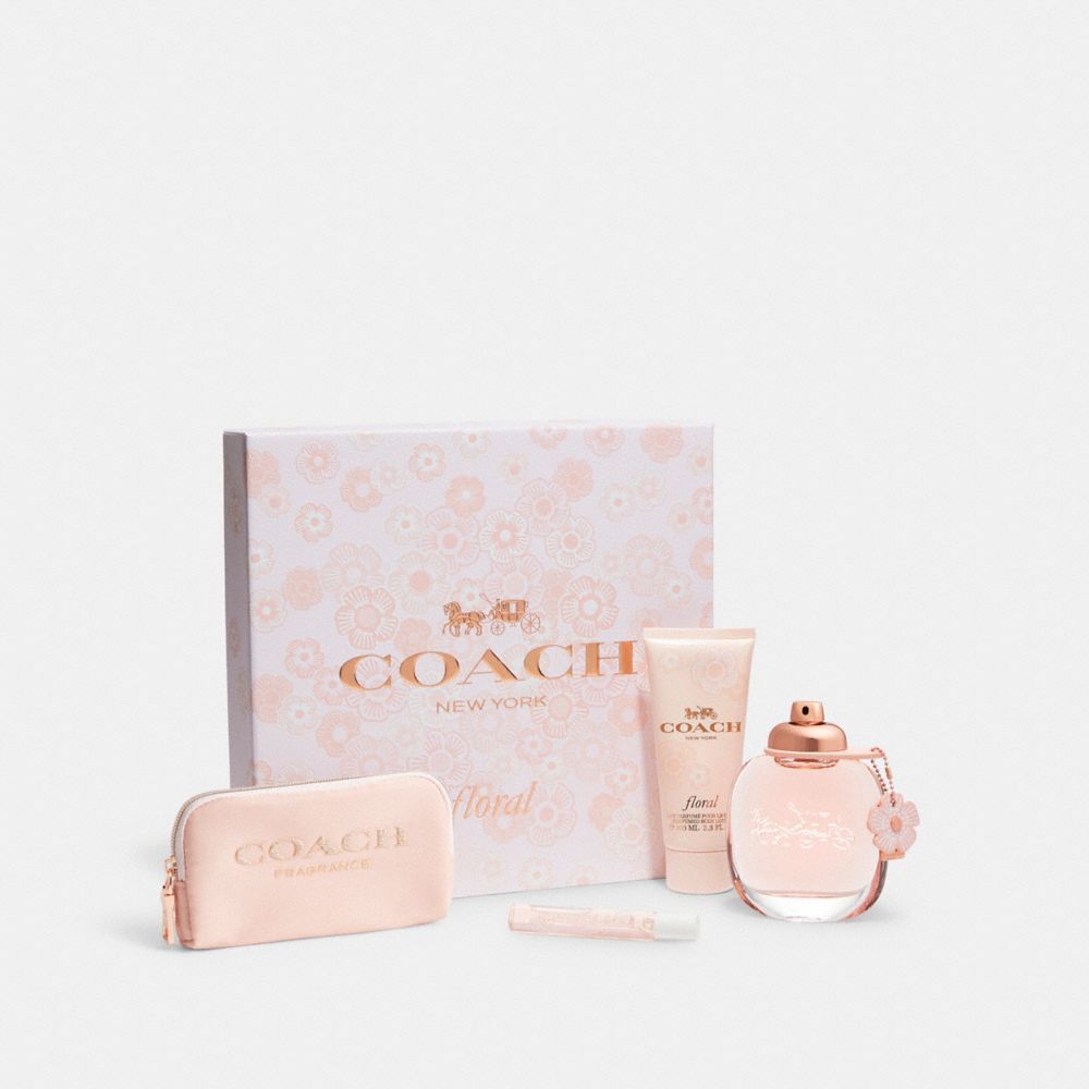 Coach Floral Eau De Parfum 4 Piece Gift Set Fragrance Dames Gekleurd | WE8617530