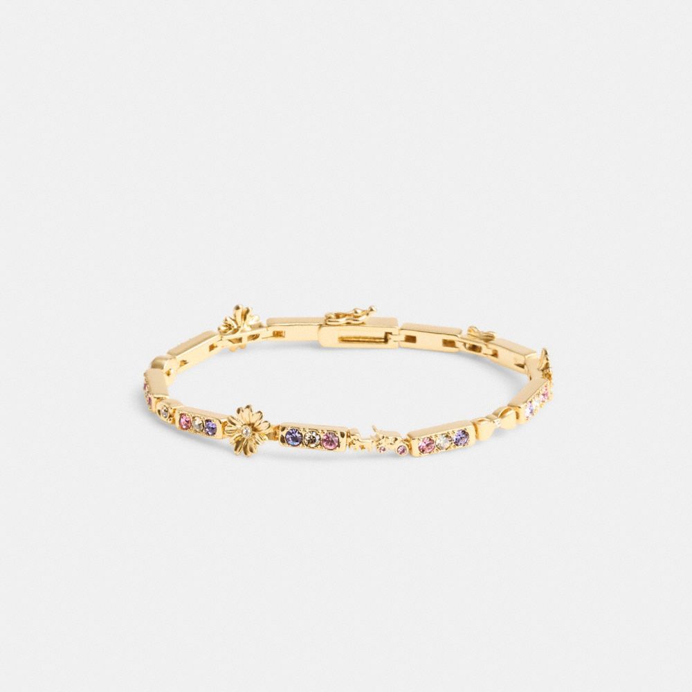 Coach Garden Tennis Bracelet Sieraden Dames Goud Gekleurd | UM4806791