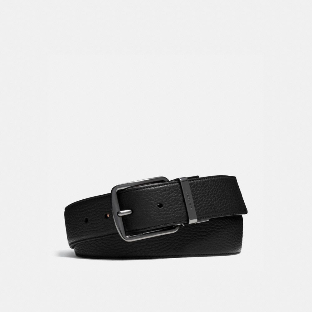 Coach Harness Buckle Cut To Size Reversible Belt, 38 Mm Riemen Heren Zwart | HC4590217