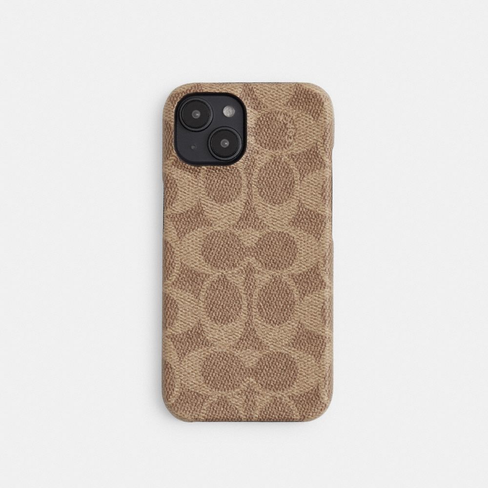 Coach Iphone 15 Plus Case In Signature Canvas Reistas Dames Beige | SE5310697