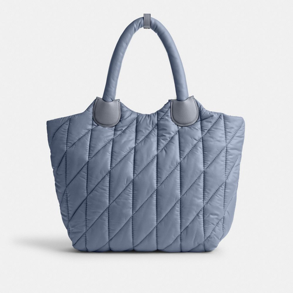 Coach Iris Tote Bag Tote Tassen Dames Zilver Blauw | EM6910875