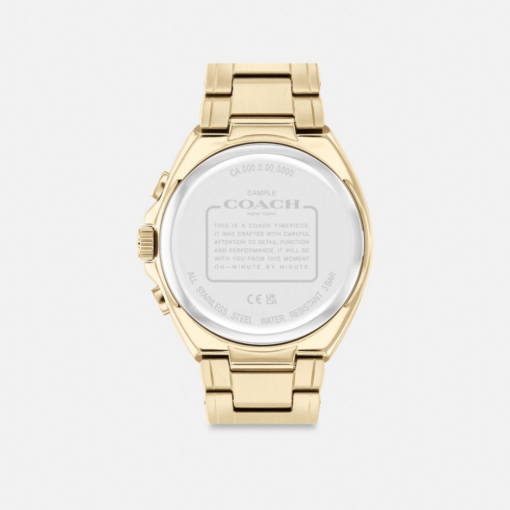 Coach Jackson Watch, 45 Mm Horloge Heren Goud | SO8652471