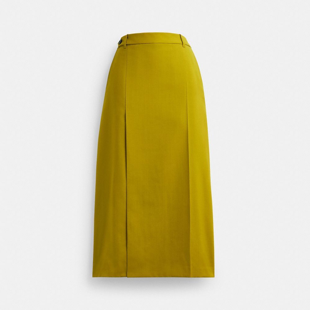 Coach Long Tailored Skirt Broek Dames Groen | XP8123059