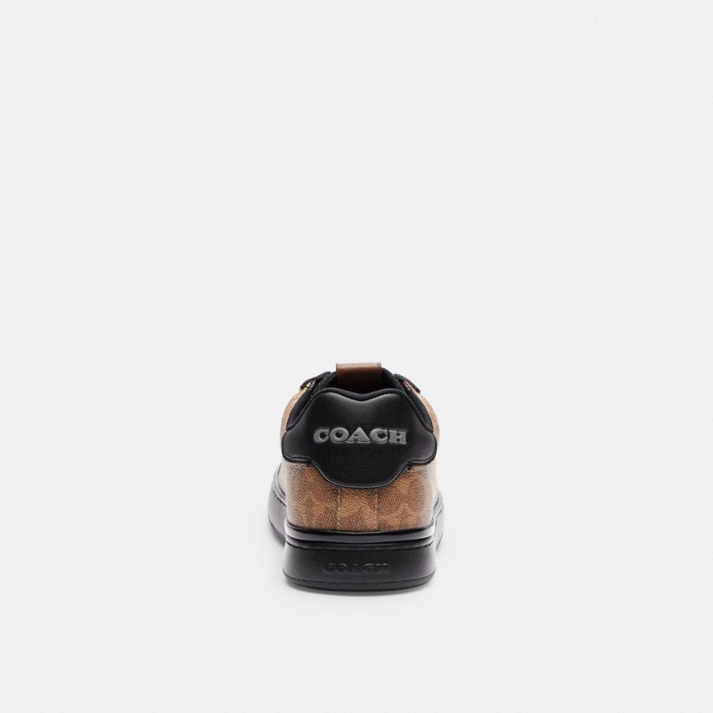 Coach Lowline Low Top Sneaker In Signature Canvas Sneakers Heren Bruin Zwart | OP3274861