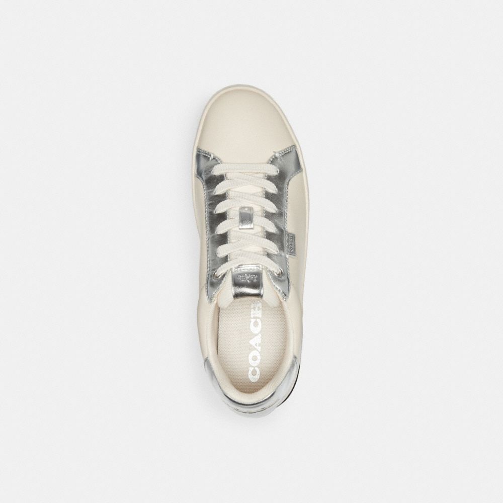 Coach Lowline Low Top Sneaker Sneakers Dames Zilver | NY9015638