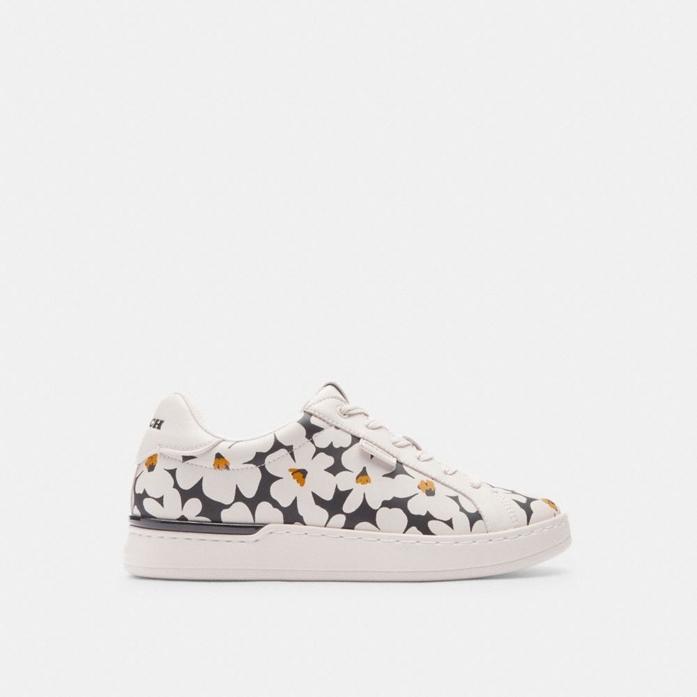 Coach Lowline Low Top Sneaker With Floral Print Sneakers Dames Gekleurd | PA6209518