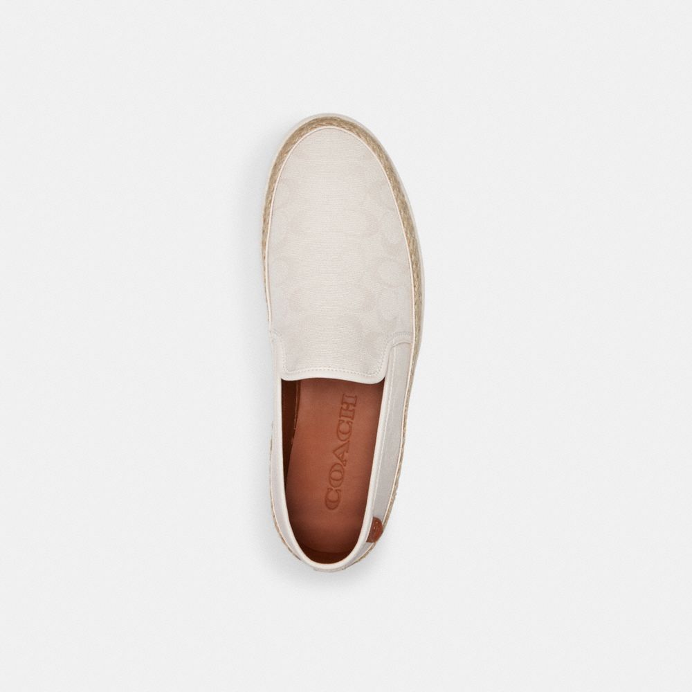 Coach Miles Espadrille In Signature Jacquard Loafers Heren Gekleurd | MH7598610