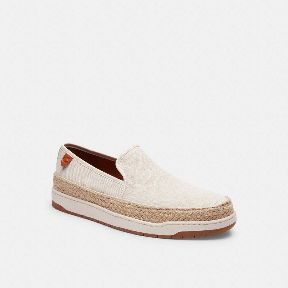 Coach Miles Espadrille In Signature Jacquard Loafers Heren Gekleurd | MH7598610