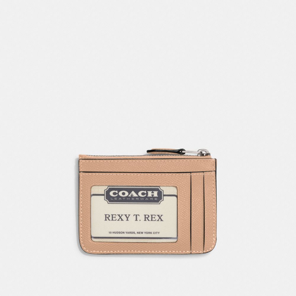 Coach Mini Skinny Id Case Kaartenhoes Dames Zilver | KU7560841