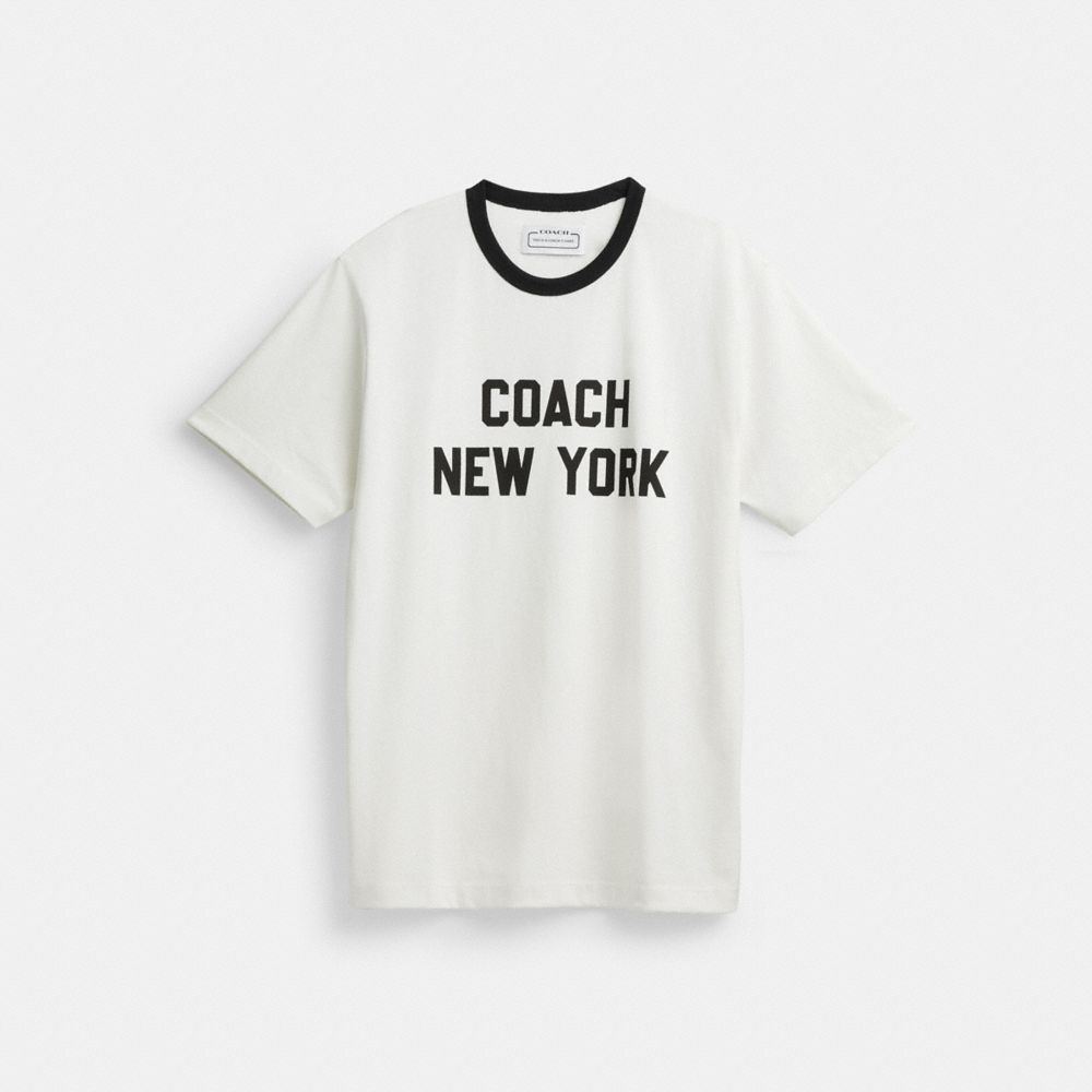 Coach New York T Shirt Topjes Heren Wit | HD2405897