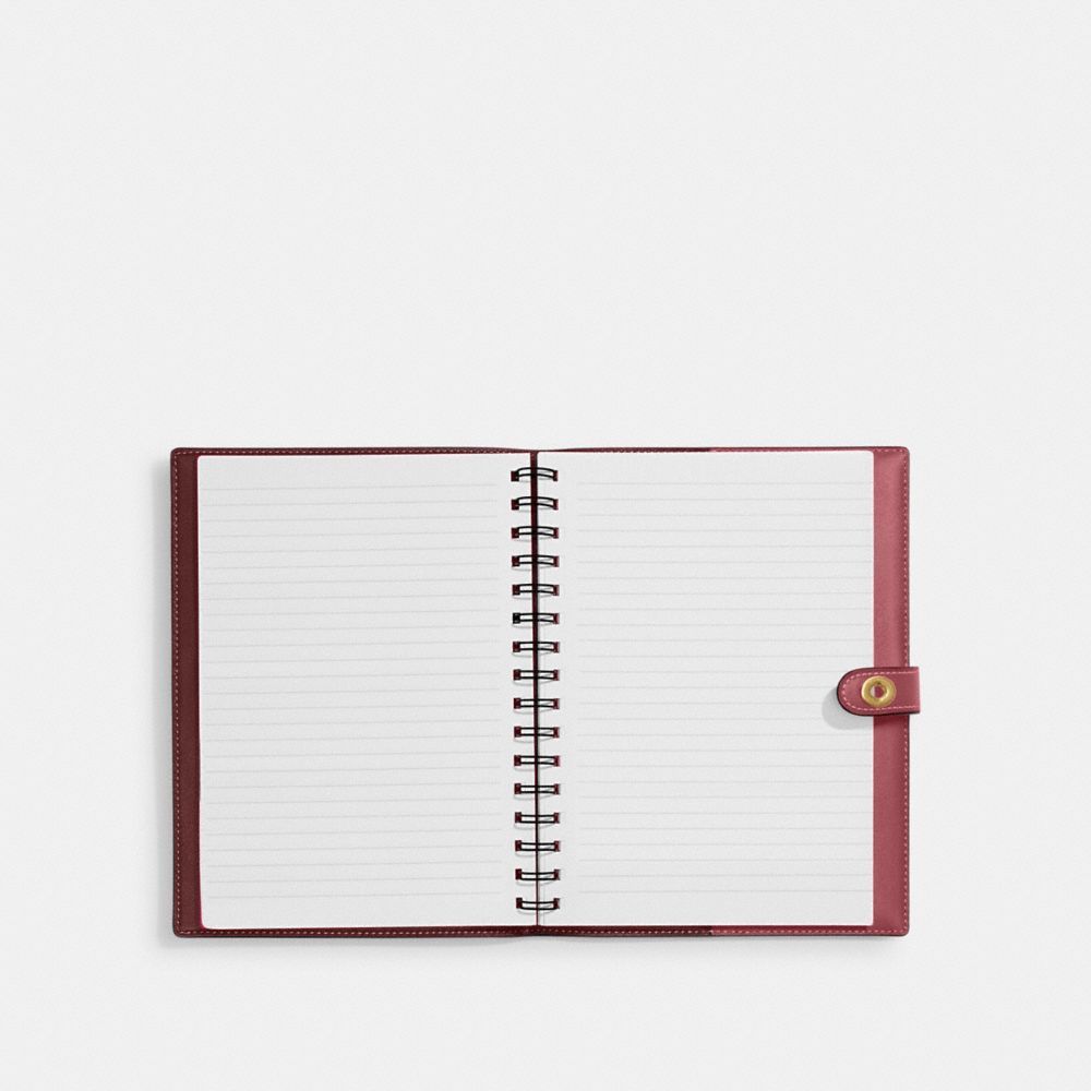 Coach Notebook Reistas Dames Donkerrood | AL6138705