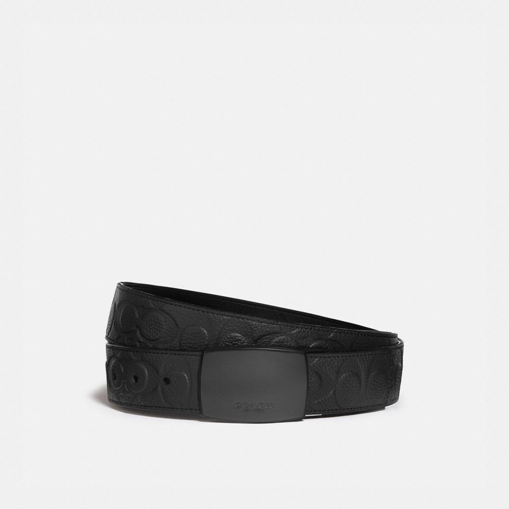 Coach Plaque Buckle Cut To Size Reversible Belt, 38 Mm Riemen Heren Zwart | UG3584109