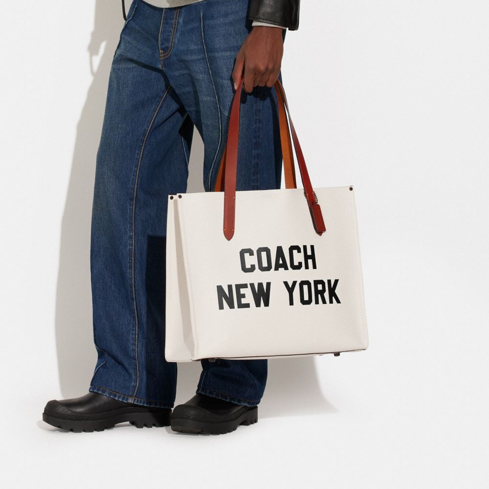 Coach Relay Tote Bag With Graphic Tote Tassen Heren Gekleurd | GW4809267