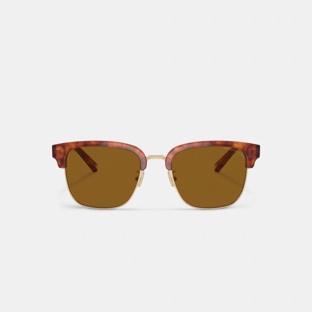 Coach Retro Sunglasses Zonnebril Heren Bruin | NP9704382